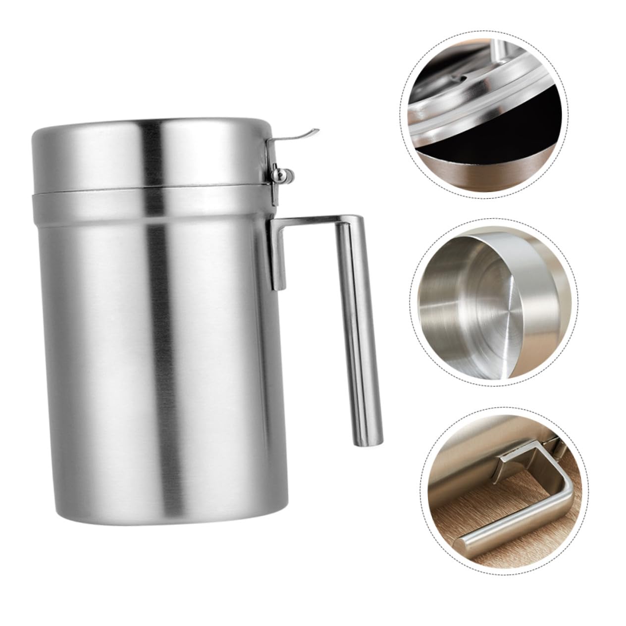 Botella Dispensadora de Aceite de Acero Inoxidable Prueba de Goteo para Aceite Vinagre y Cocina