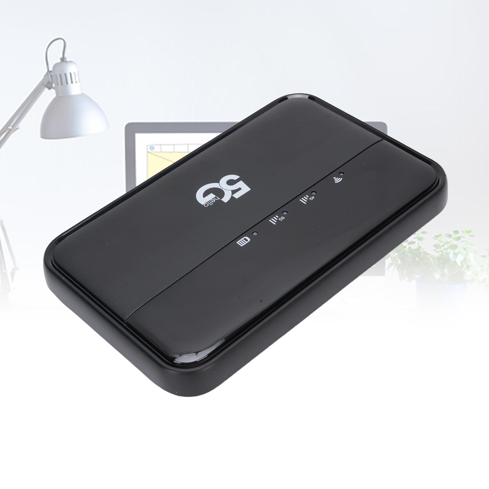 Generic Hotspot Mobile 5G WiFi6 Router WiFi da Viaggio Ad Alta velocità Supporto 32 Dispositivi Batteria da 10000 MAh per Viaggiatori D'affari e Nomadi Digitali