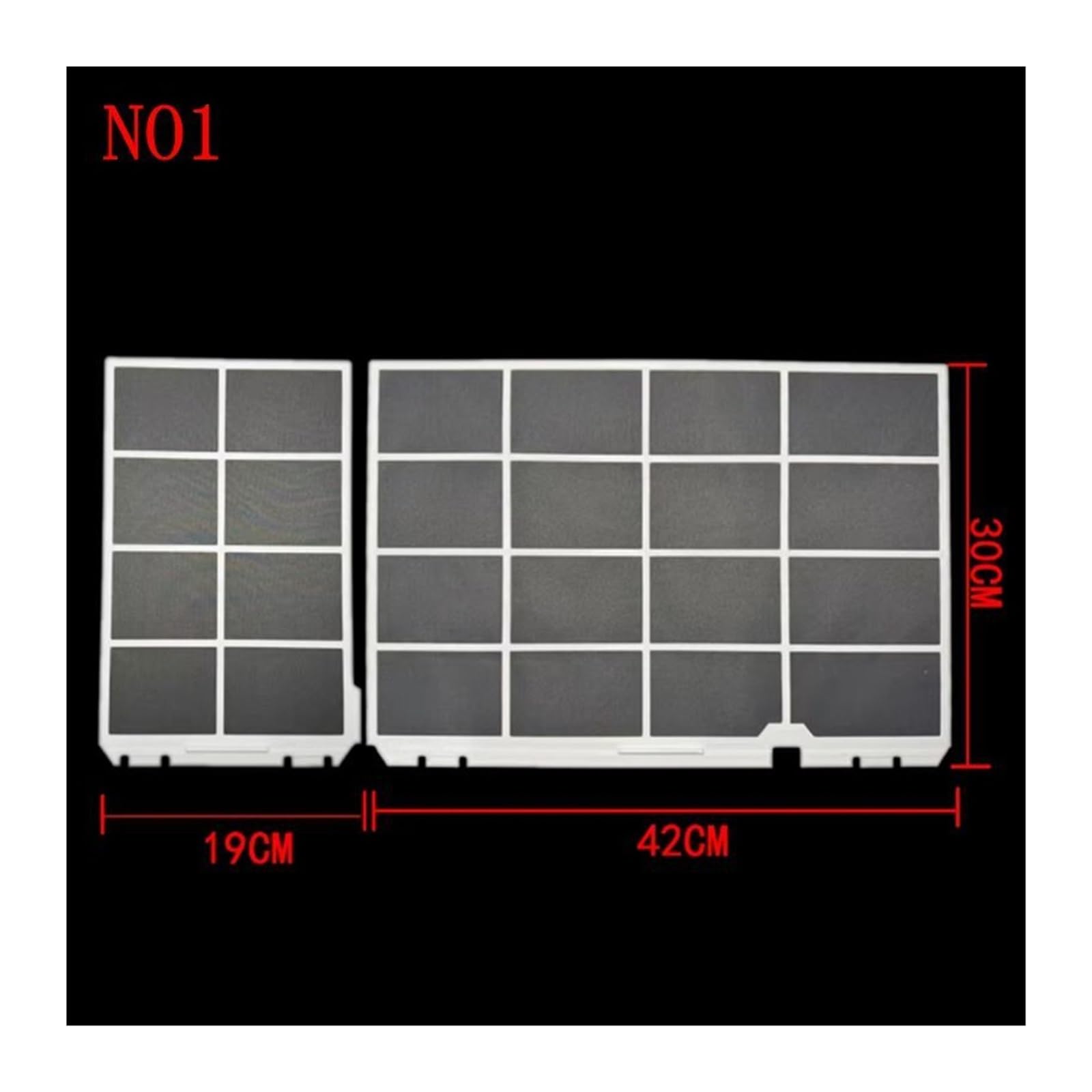 Compatibile Con Toshiba, Filtro Del Condizionatore D'aria 19 * 30/40 * 32,5/28 * 25/27 * 7/30 * 30/40 * 38/32 * 28/30,5 * 27/41,5 * 34CM Parti Dello Schermo Antipolvere Del Filtro(NO1 a set)