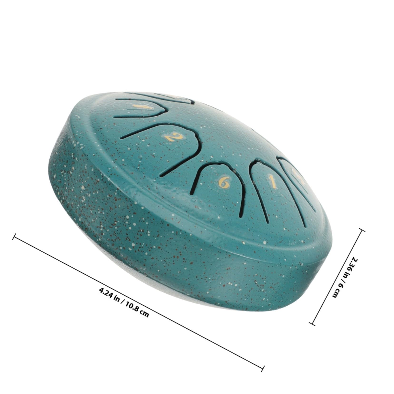 LIFKOME Tambores de Lengua de Acero para Adultos, Instrumento de Percusión con Superficie Lisa y Acero de Titanio, Adecuado para Meditación y Relajación Musical