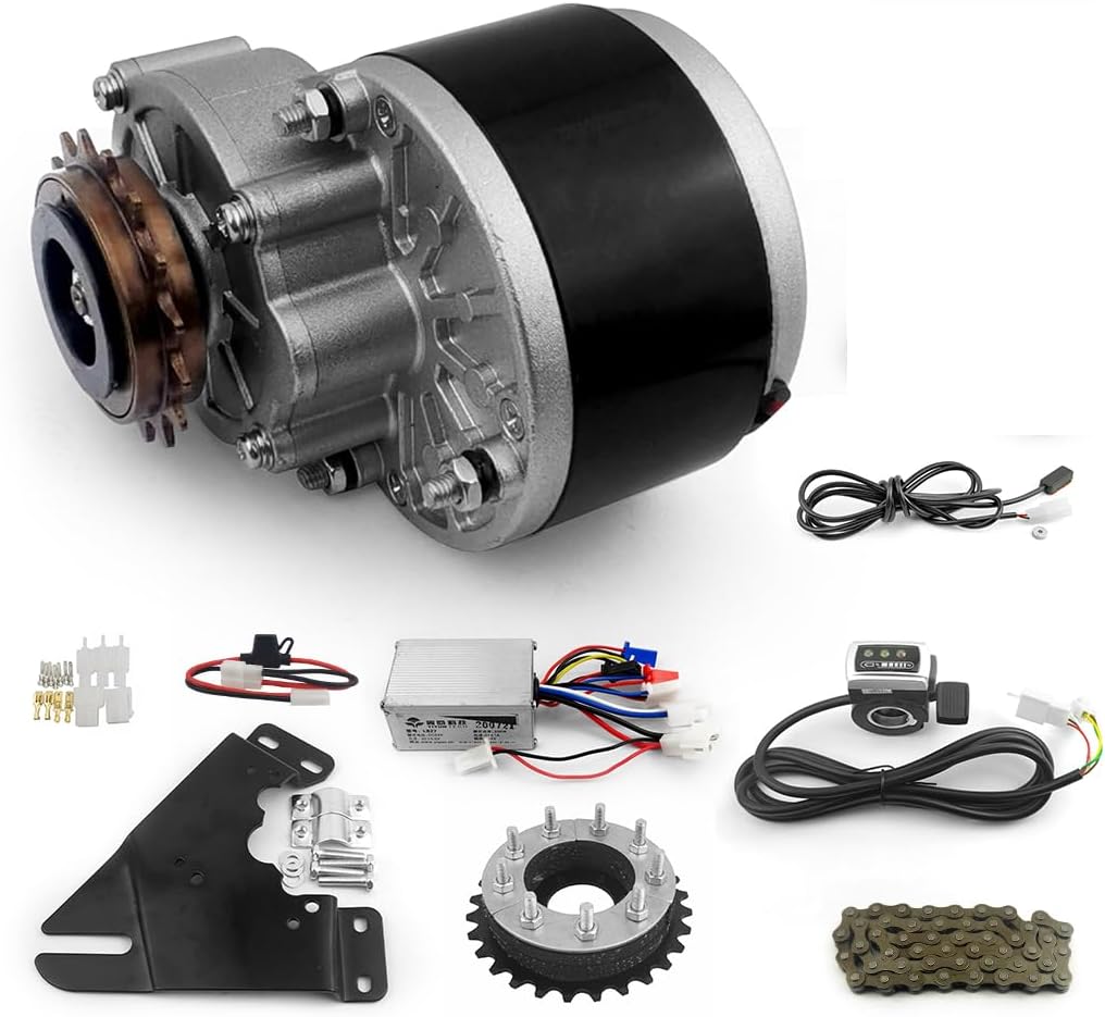 L-faster 24V 36V 250W Bike Motor Kit for V Brake Bike Left Drive Brake Sensor Fit Hydraulic Oil Brake Handle