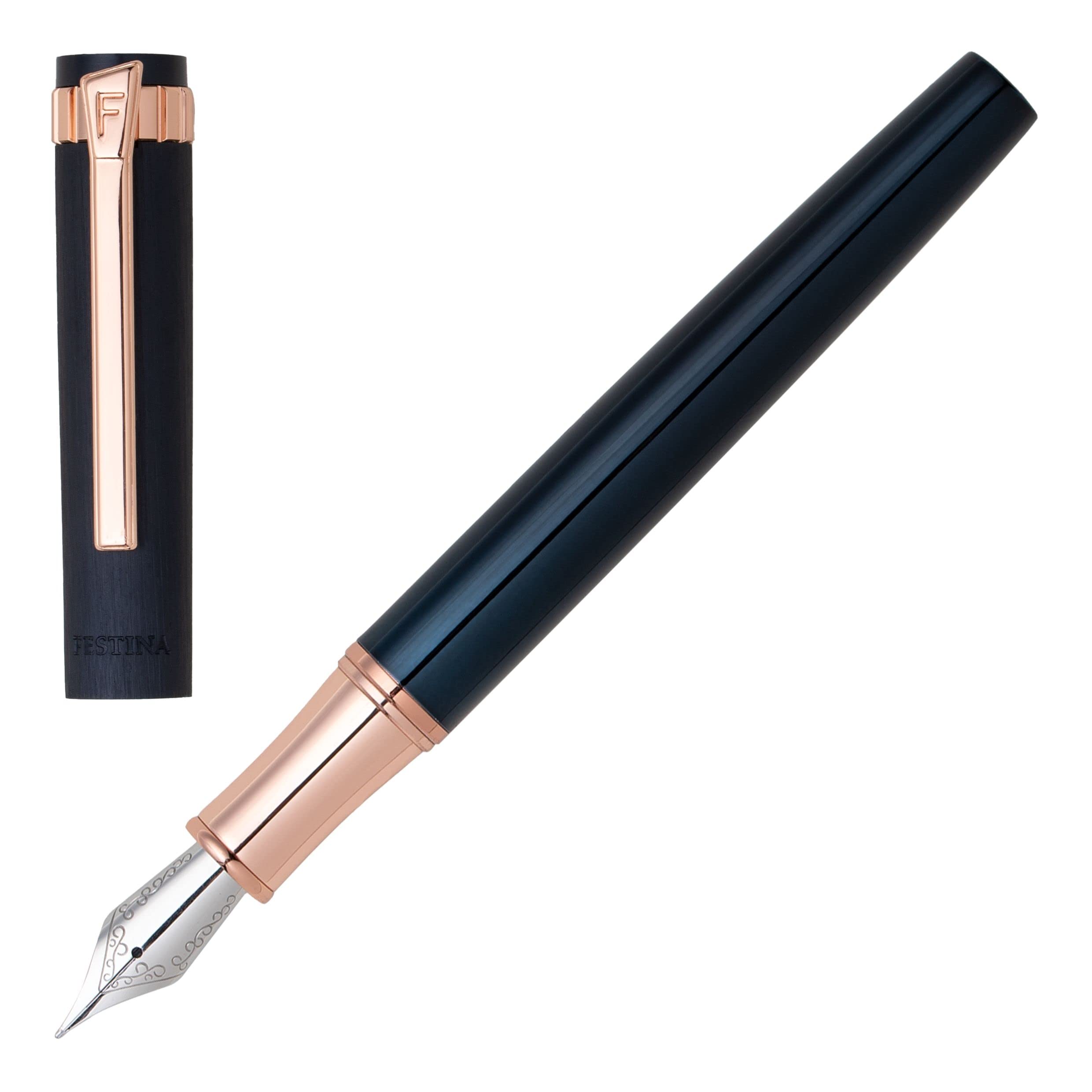Festina Writing Set FPPS165N (Fountain Pen & Writing instrument-case), Blue,Navy,Rose Gold,Gold,Rose - Image 2