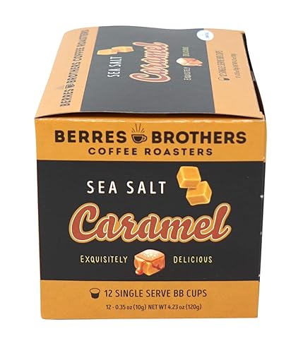 Miniatura 4 de Berres Brothers - Café de caramelo con sal marina, 12 cápsulas individuales compatibles con cafeteras Keurig K Cups K Pods, tostado medio