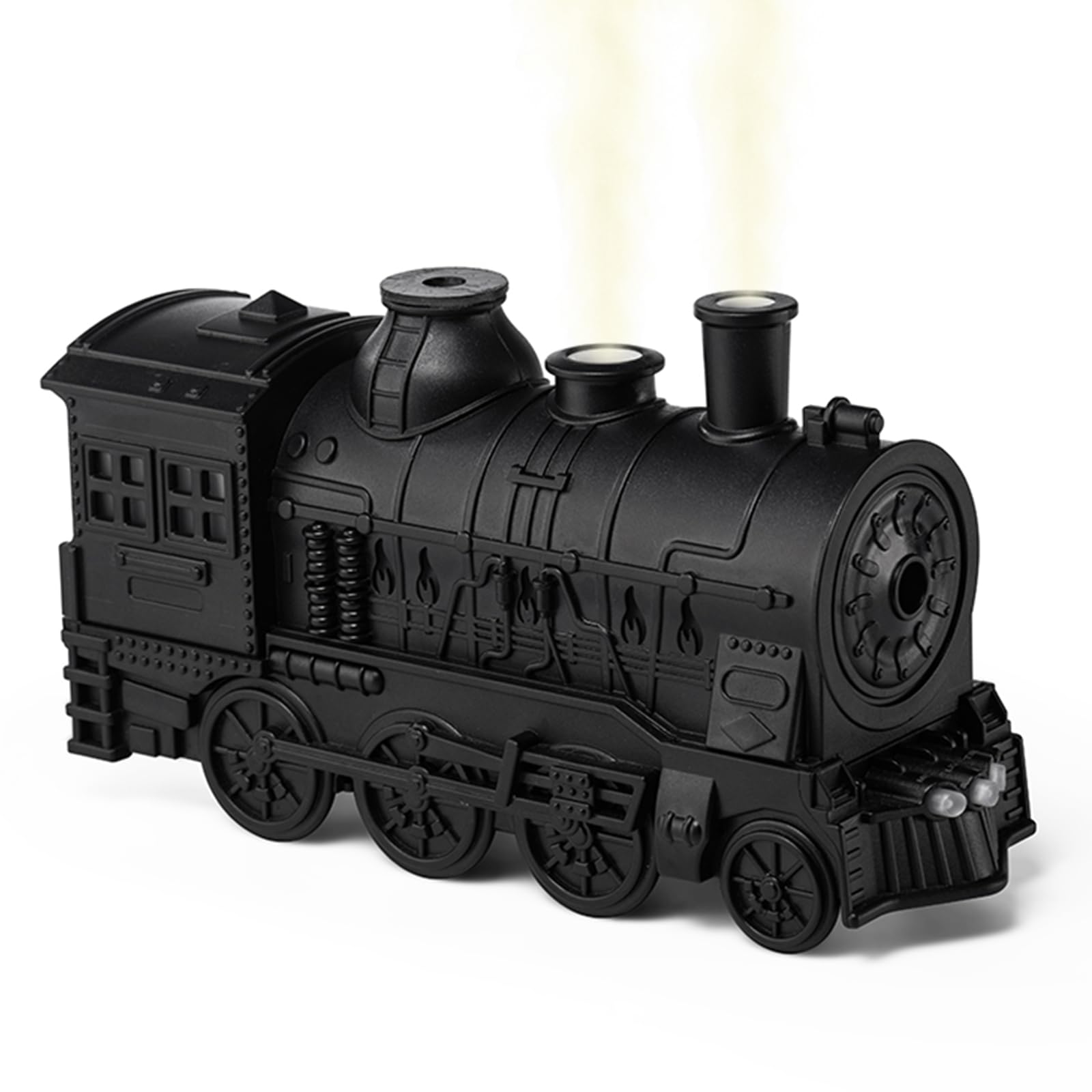 Retro Train Olejek Aroma Dyfuzor Ultradźwiękowe Nawilżacze (Czarny UK)