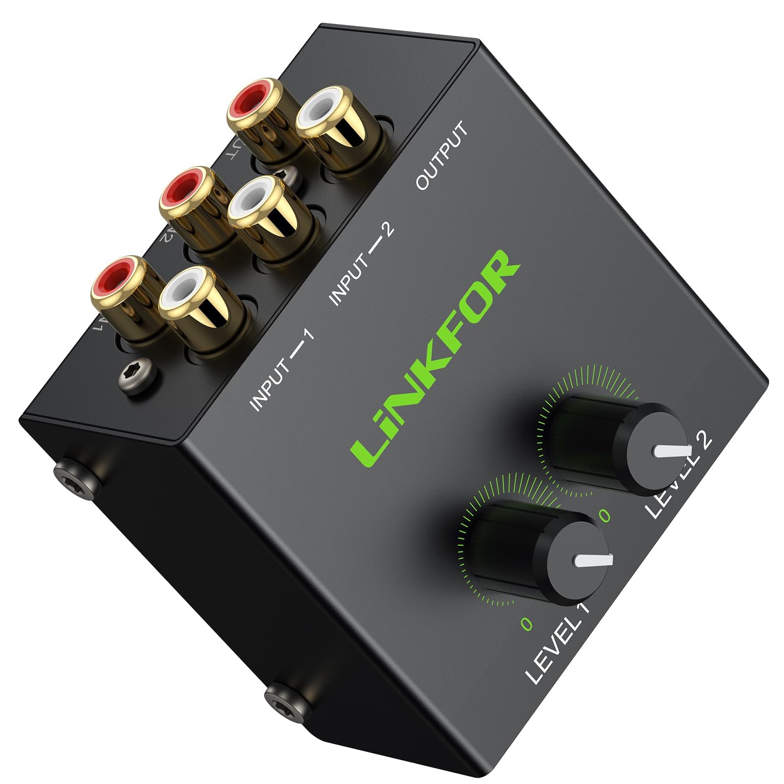 Amazon.com: LiNKFOR Stereo Audio 2 Channel Mixer Mini Stereo Mixer
