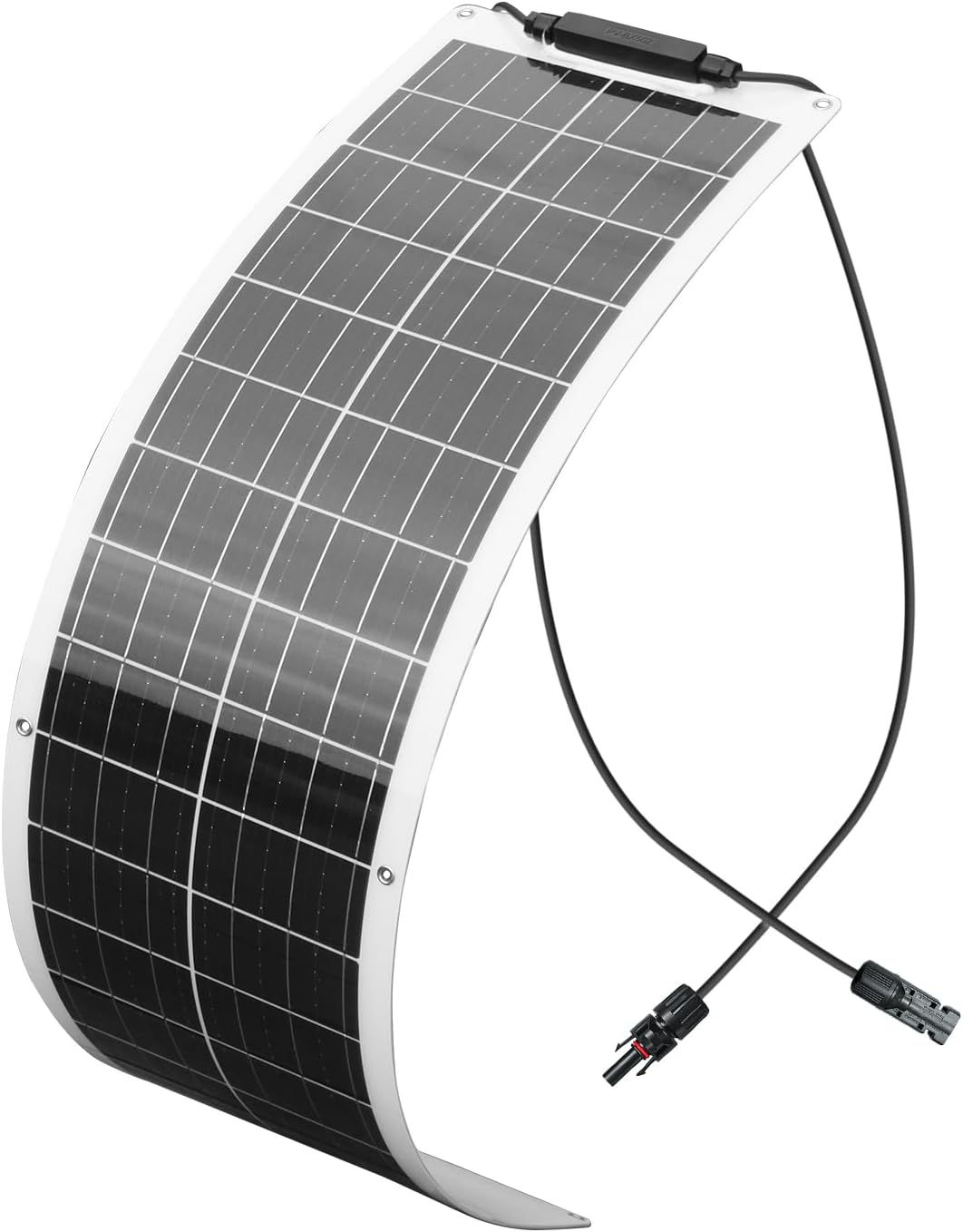 XINPUGUANG 50W Flexible Solar Panel Monocrystalline PET Solar Module Ultra Lightweight Thin for Charging Campers, Caravan, Boats, Yacht, Motorhome, 12 Volts Battery Charger