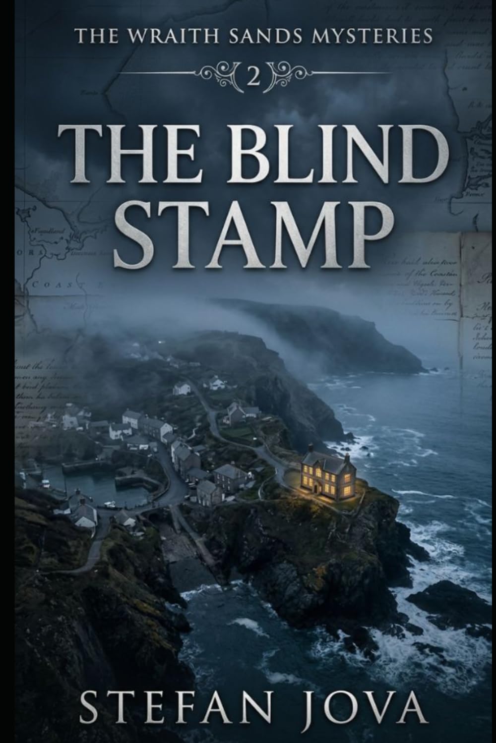 The Wraith Sands Mysteries, 2 ,The Blind Stamp: A Cozy British Murder Mystery — Forged Deeds, Two Centuries of Silence, and a Librarian's Last Discovery on the Cornish Coast