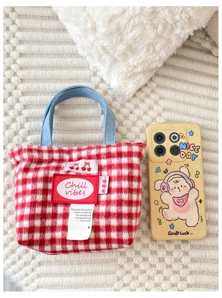 新品ショルダーバッグ レッド　赤チェック サマンサタバサ Samantha Thavasa タータンチェック スクエアトート