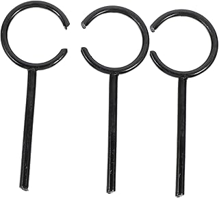 GLEAVI 3pcs Experimental Instrument Accessories Support Rings Device Holder Laboratory Stand Support Laboratory Metalware Lab Glass Holder Burette Clamp Iron Square Seat Beaker