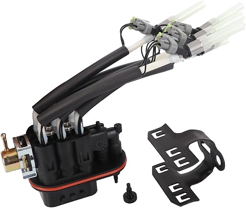 Inyector de araña de combustible de 6 cilindros con soporte, kit de inyector de combustible compatible con Chevy GMC Pickup 4.3L Reemplazo #FJ503