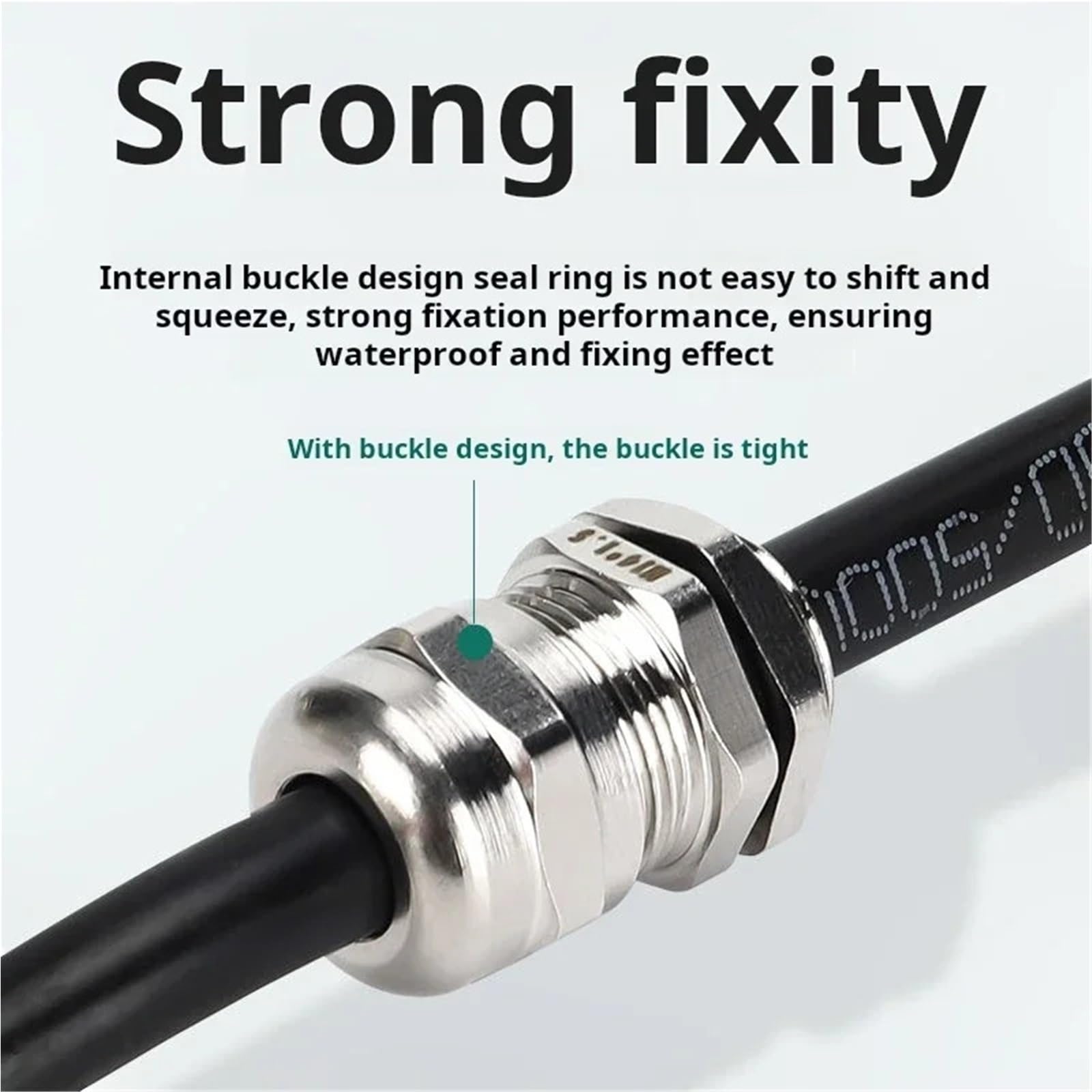 20 conectores de prensaestopas de acero inoxidable IP68 PG7 PG9 PG11 M6 M8 M10 M12