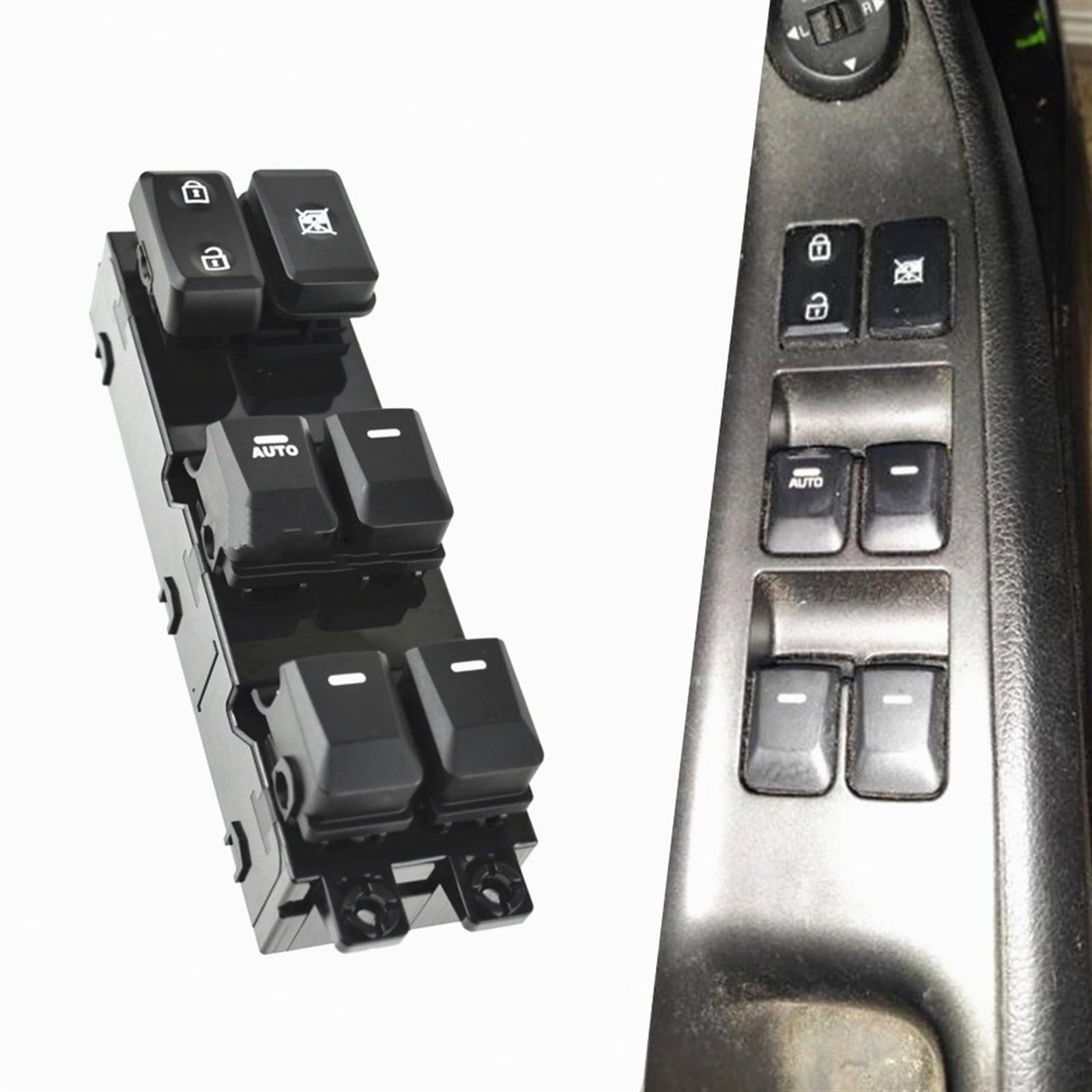 Interruttore di controllo del sollevatore elettric Accessori auto per Kia per Picanto 2011 2012 2013 2014 2015 2016 per interruttore alzacristallo elettrico principale 16 pin Interruttore alzacristall