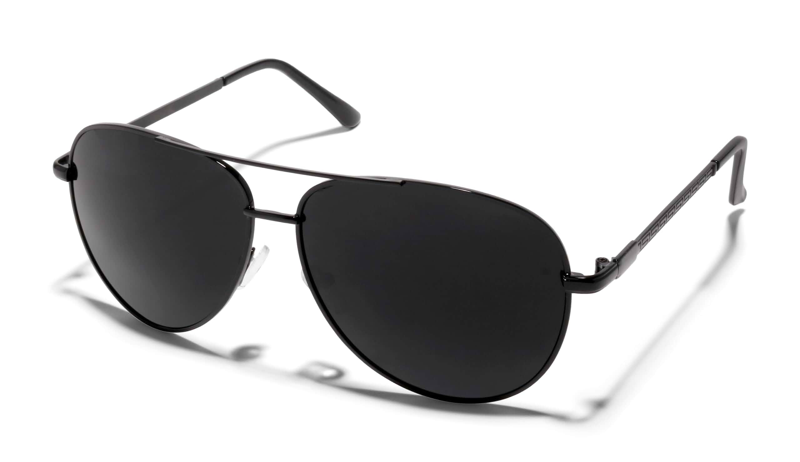 ShadyVEU Oversized Super Dark Fashion Designer Aviator Metal UV400 Mens Womens Sunglasses Adult