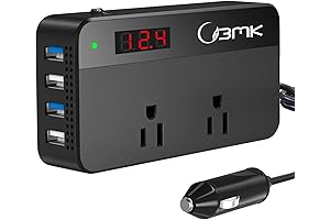 Convierte la CC de 12 V del auto a CA de 110...