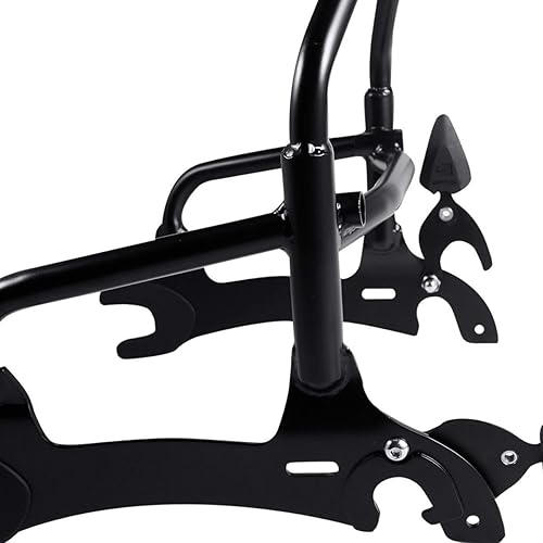 Miniatura 6 de TCT-MT Barra de sissy negra de 14 pulgadas con almohadilla de respaldo para Indian Chief VintageChief Classic 2014-2018 Indian Chief Dark Horse