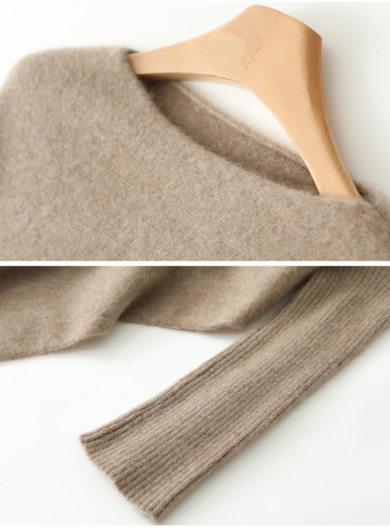 Poncho De Mujer Chales Y Abrigos De Lana Merino Para Mujer Suéter Tipo Poncho Con Mangas Elegante Suave Y Cálido Capa De Cachemira Suéter De Punto Para Otoño E Invierno Top Para Mujer