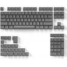 131 Keys PBT Keycaps Set, Double Shot Shine Through Backlit Key Caps, OEM Profile Custom Keycap for Most Mechanical Gaming Keyboards, Fits 61/68/75/84/87/96/98/104 Layouts Gray