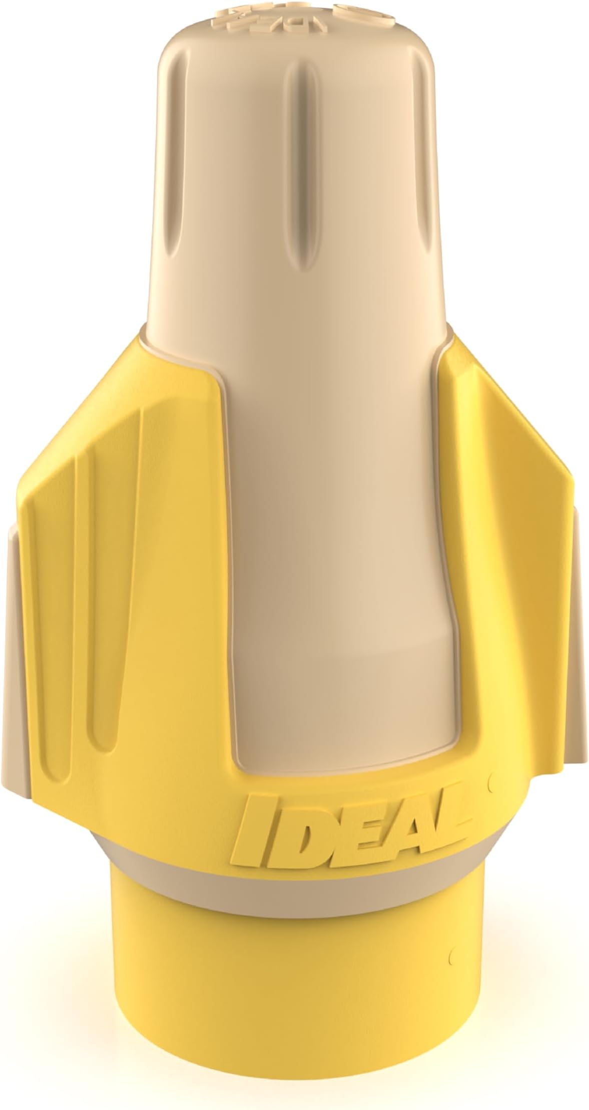 Ideal Electrical Twister Proflex Plus (30-345) Tan/Yellow Electrical Wire Connectors, Box of 100 – Smooth Twist-On Wire Nuts for Wiring 3-Way Switches, GFCI Outlets, and More