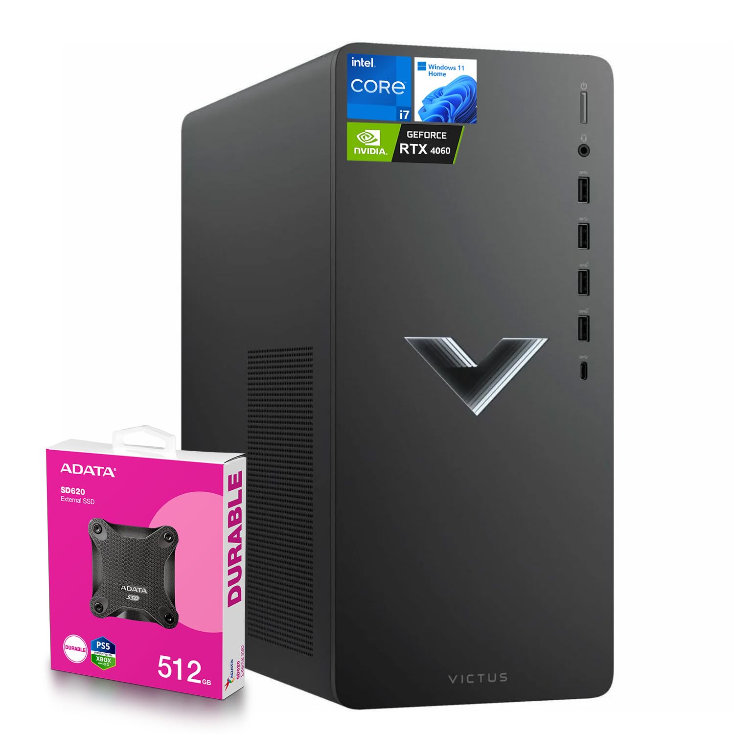 Amazon.com: HP Victus 15L VR-Ready TG02 Gaming Desktop, Intel i7