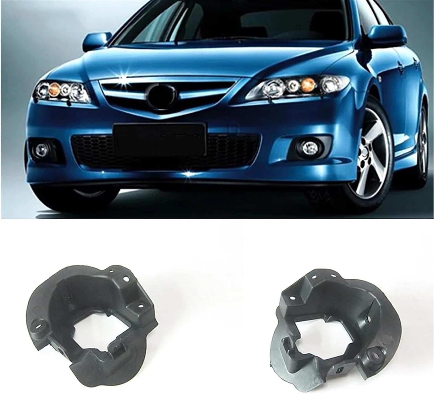 Fog lamp Bezel for Mazda 6 Sport for Hatchback 2004 2005 2006 2007 2008 GG Front Bumper Fog Lamp Cover Bracket Car Accessories GR1V51684