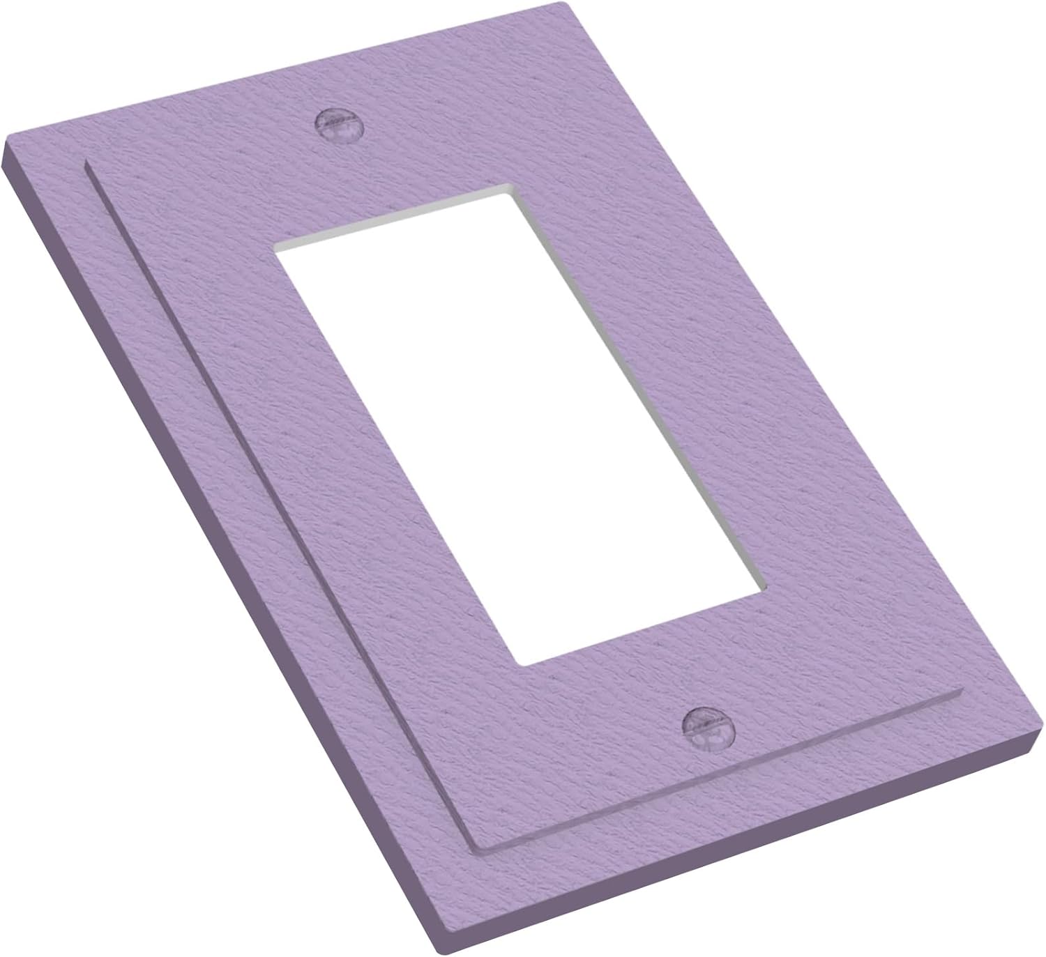 Lavender Outlet Covers Soft Purple 1 Gang Rocker Decorative Light Switch Cover Single Wall Plates for Electrical Outlets Switch Plate Covers Faceplate Soothing Color for Bedroom
