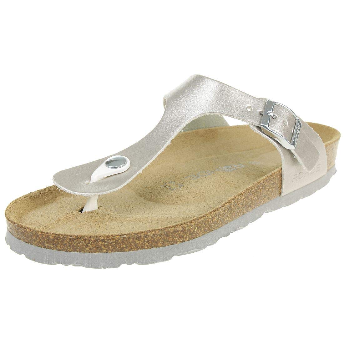 Rohde 5600 teenslippers voor dames, Offwhite 1, 40 EU