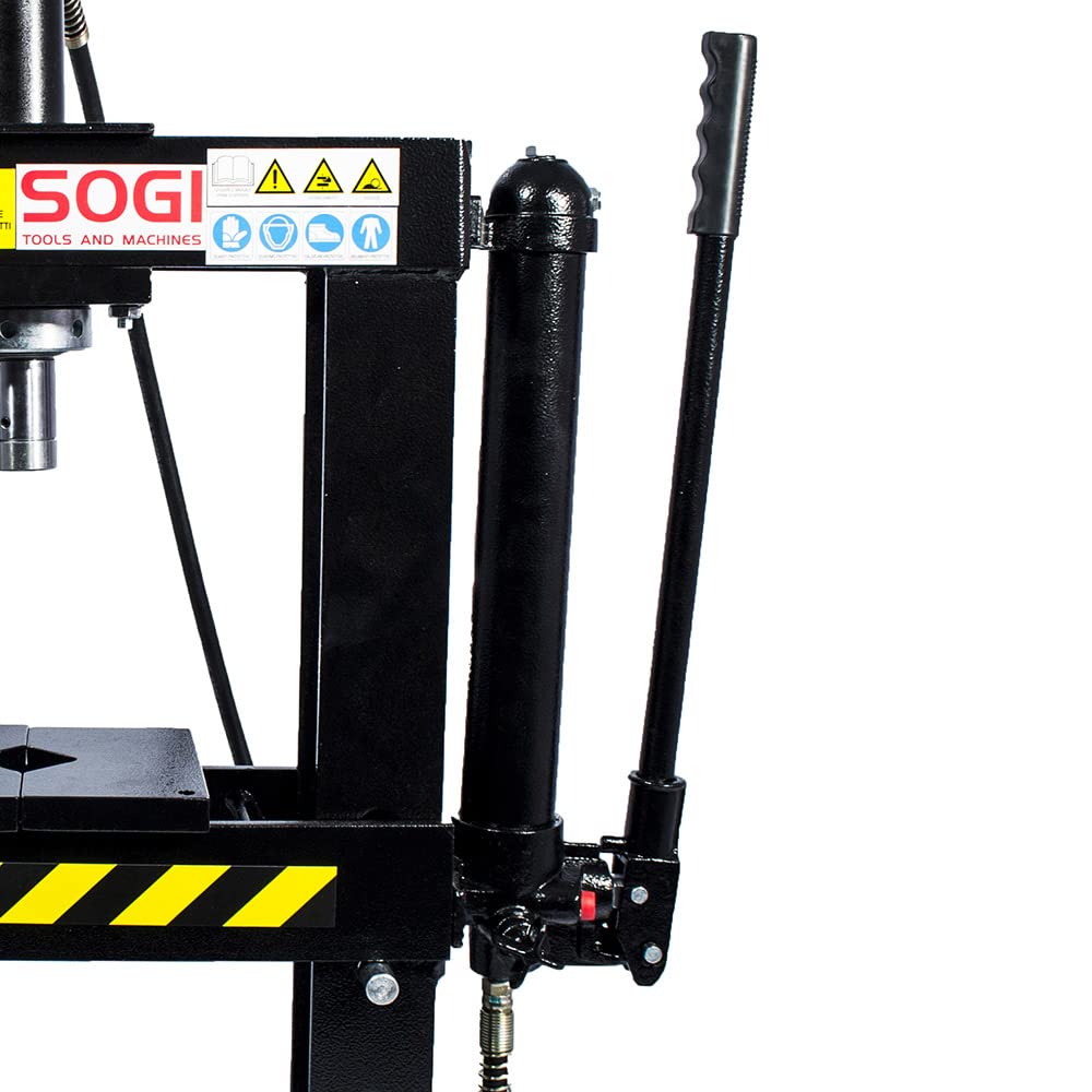 Sogi P10-M - Prensa hidráulica manual de banco, 10 t