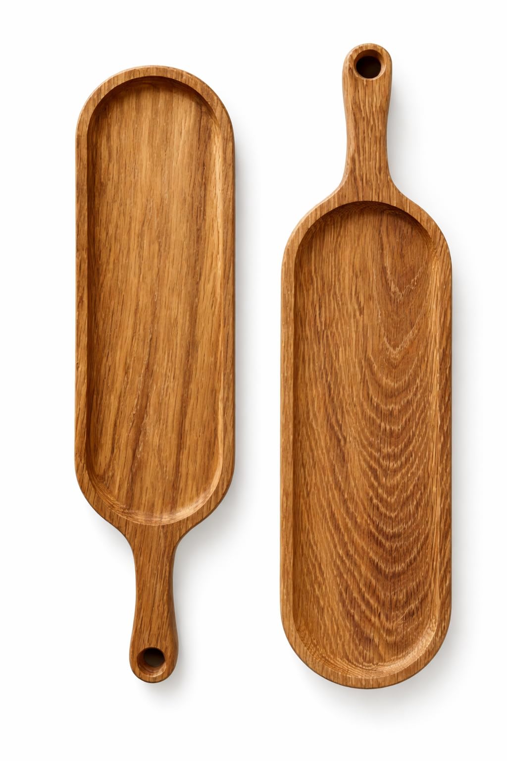 Wooden Serving Tray with Handle Snacks Desserts Tea Coffee Decorative Kitchen Platter Mango Wood-image-28