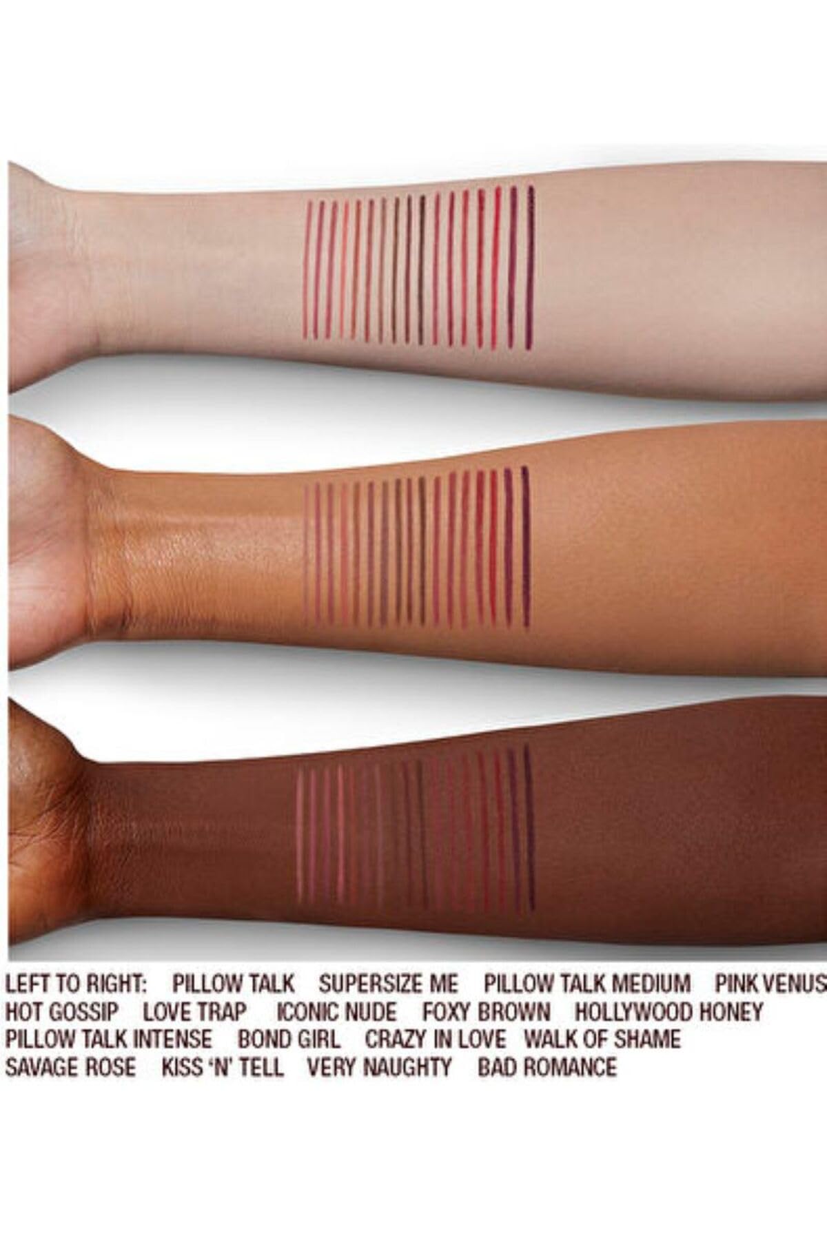Charlotte Tilbury Lip Cheat Pillow Talk Dudak Kalemi, Icon Baby, 6 Saat Dayanıklı, 24 Saat Nemlendirme, Hyaluronik Asit