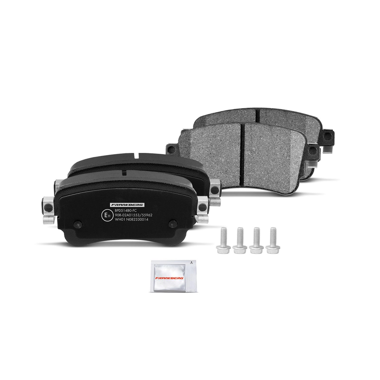 Frankberg Set freni incl. 2x Dischi Freno + 4x Pastiglie dei Freni Posteriore Compatibile con Proace Bus MDZ Spacetourer Bus V TR.A.Veller Bus V Replace# 1617936880, SU001A6135