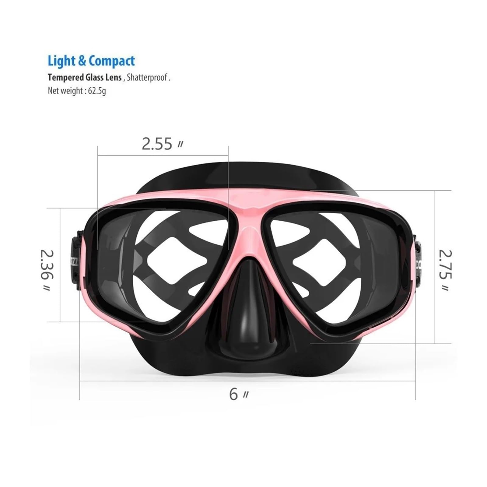 Buceo Kit de de Buceo Máscara de Buceo con Gafas antivaho y Tubo de Snorkel con Correa Ajustable para natación de Adultos(Yellow)