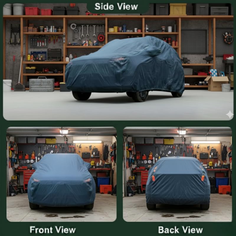 Image of Dust Resistant Car Body Cover Compatible Ford Endeavour | All Weather Protection Car Cover | Triple Stitched Fully Elastic Ultra Surface Body Protection |