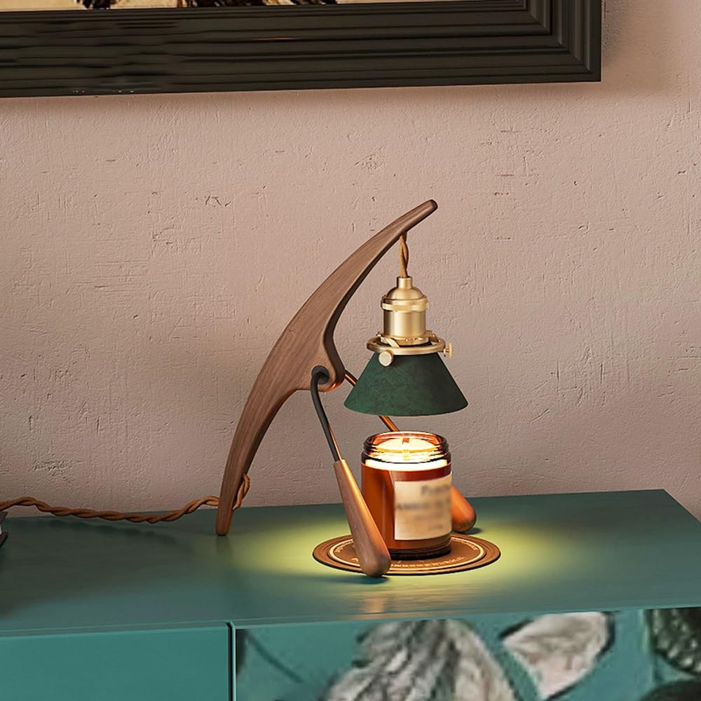 Lampada scaldacandele con Timer dimmer, Altezza Regolabile, Lampada scaldacandele for Candele profumate in Barattolo di Cera, for l'arredamento della Camera da Letto di Una Nuova casa.