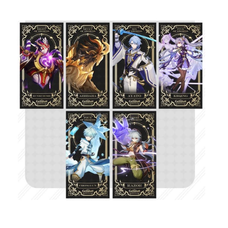 Genshin Impact Tarotkarten-Set – 22 Karten, 14x7 Cm, HD-Charakterdesigns, Sammlung Oder Spiel