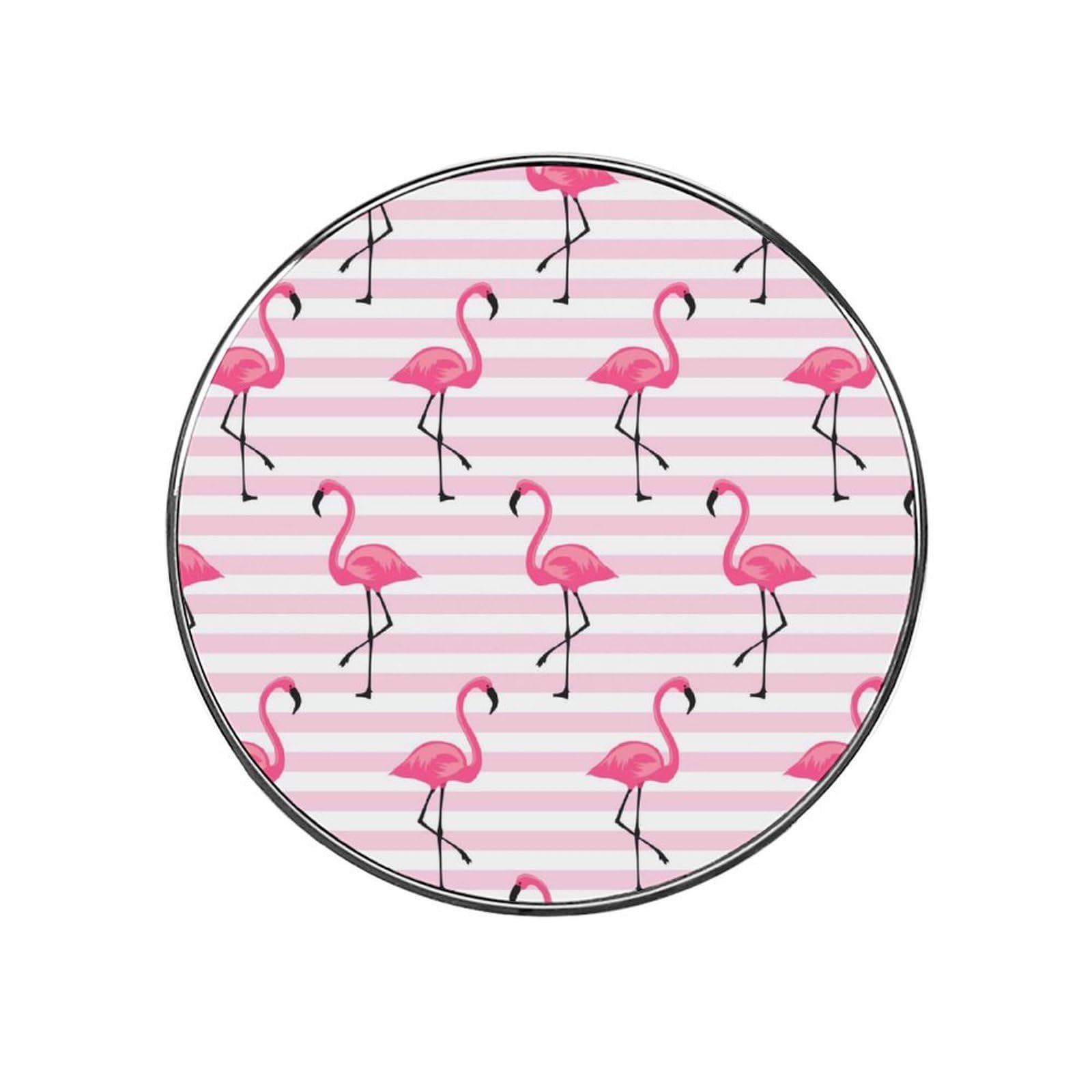 Pink Flamingo Alloy Fridge Magnet For Office Cabinet Refrigerator Whiteboard Photo