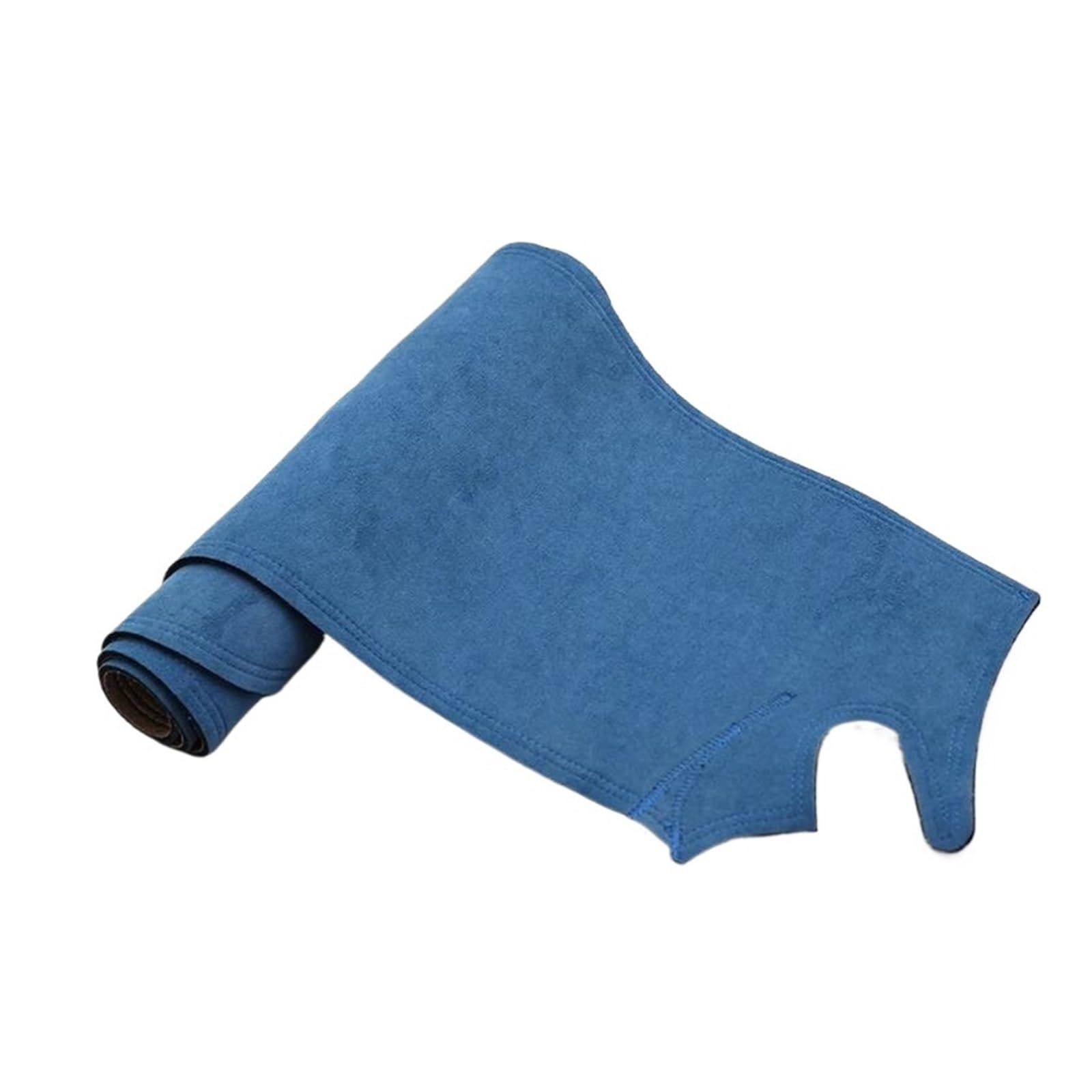 Tapis Tableau Bord intérieur Voiture Tapis Tableau Bord en Cuir Suédé pour A4 B9 2016 2017 2018 2019 8W Accessoire Voiture(Blue RHD)