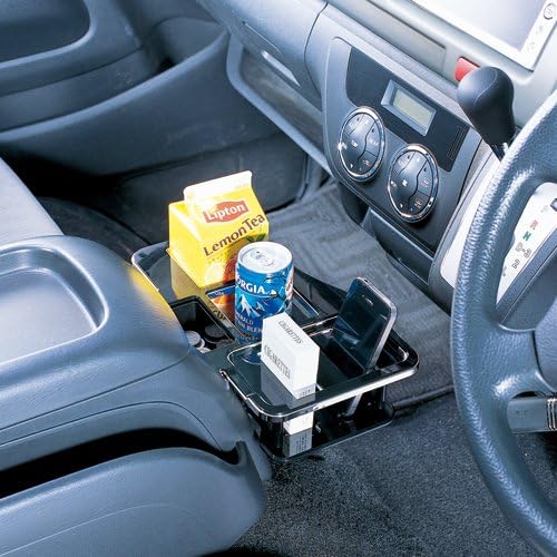 Amazon カーメイト 車用 ドリンクホルダー コンソールテーブル ハイエース用 ブラック Nz516 車 バイク 車 バイク