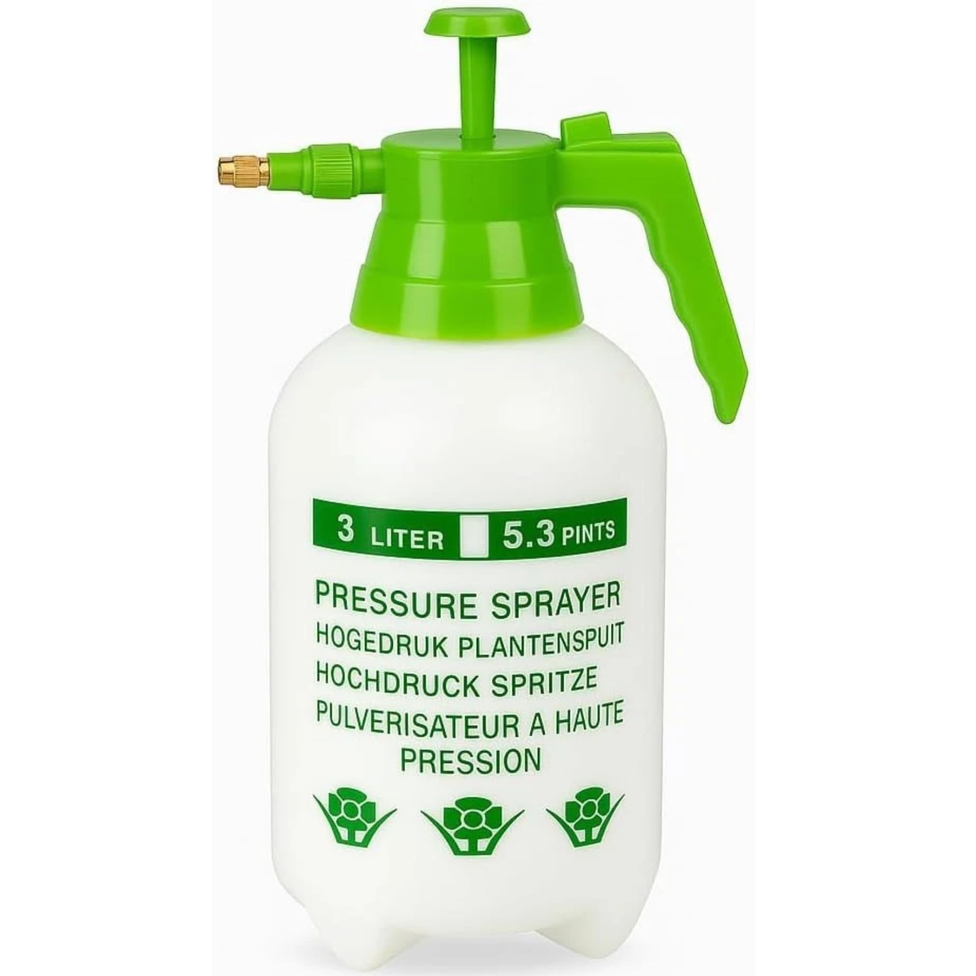 1L & 3L Garden Pressure Sprayer – Portable Hand Pump Spray Bottle with Adjustable Nozzle for Weed Killer Pesticides & Cleaning | Durable Leak-Proof Plant Mister for Indoor & Outdoor Use (3LITRE)