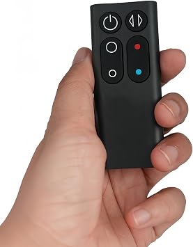 Replacement Remote Control Compatible for Dyson AM04 AM05 Fan Heater 922662-08 Hot + Cool (Black)