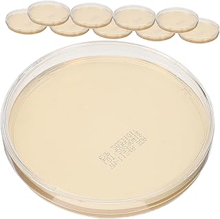 FUNOMOCYA 10pcs Nutrient Agar Plate Agar Petri Plates Pre-Poured Agar Dishes Small Agar Plates Portable Flat Tool Supplies 7c Petri Dishes with Agar Experiment Agar Plates for Experiment