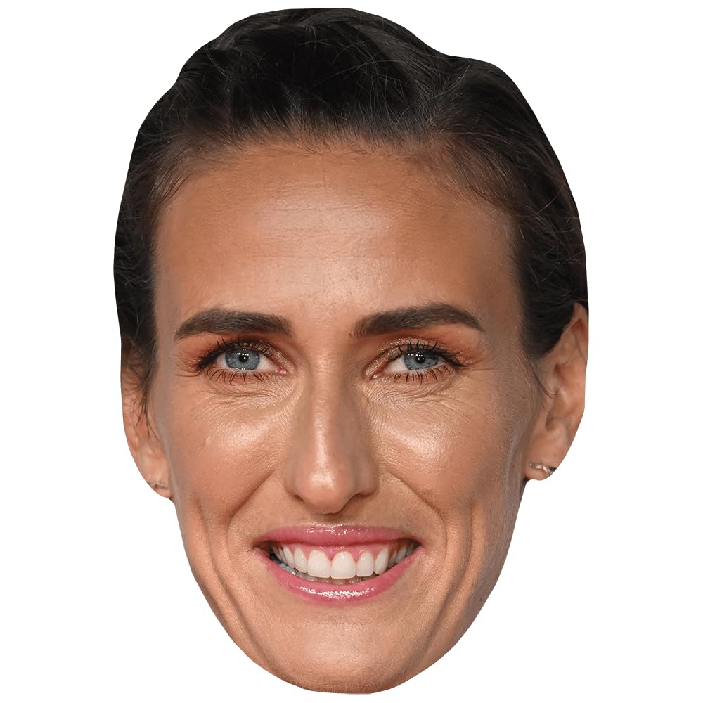 Jill Louise Scott (Smile) Celebrity Mask, Flat Card Face, Fancy Dress Mask