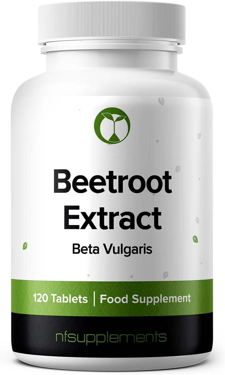 Beetroot Supplement | 120 Tablets | Beta Vulgaris | Vegan Friendly & Gluten Free | Certified Carbon Neutral & Made in the UK (120 Tablets)