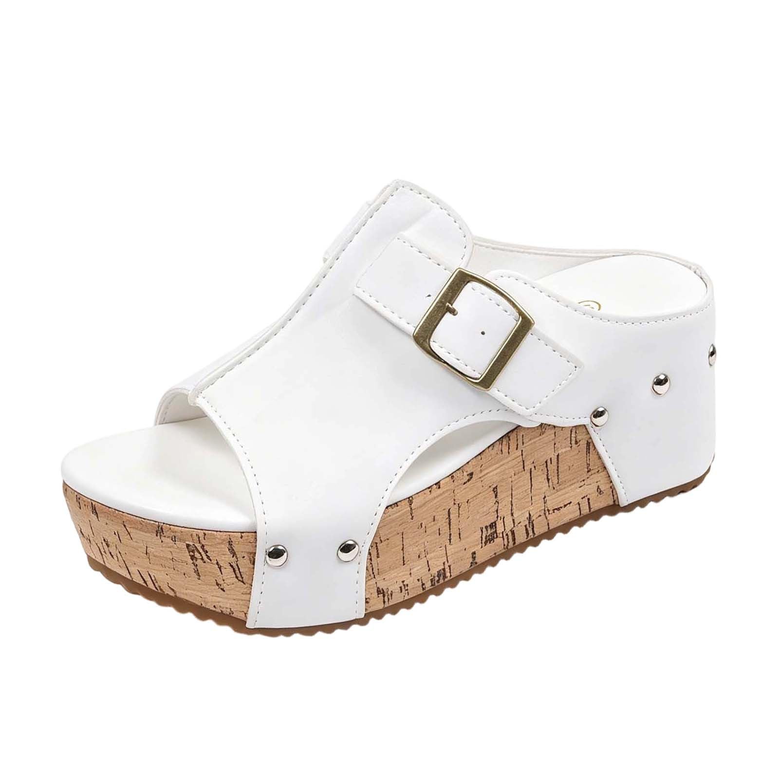 Sandales bohème légères et confortables avec talon compensé ergonomique - 7