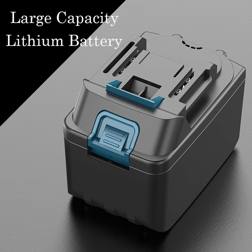 CYY Soffiatore per Foglie A Batteria Leggero-2 in 1 Spazzatrice e Aspirapolvere,per Soffiare Foglie Rimuovere Polvere,con Batteria agli Ioni di Litio e Caricatore(Blu)