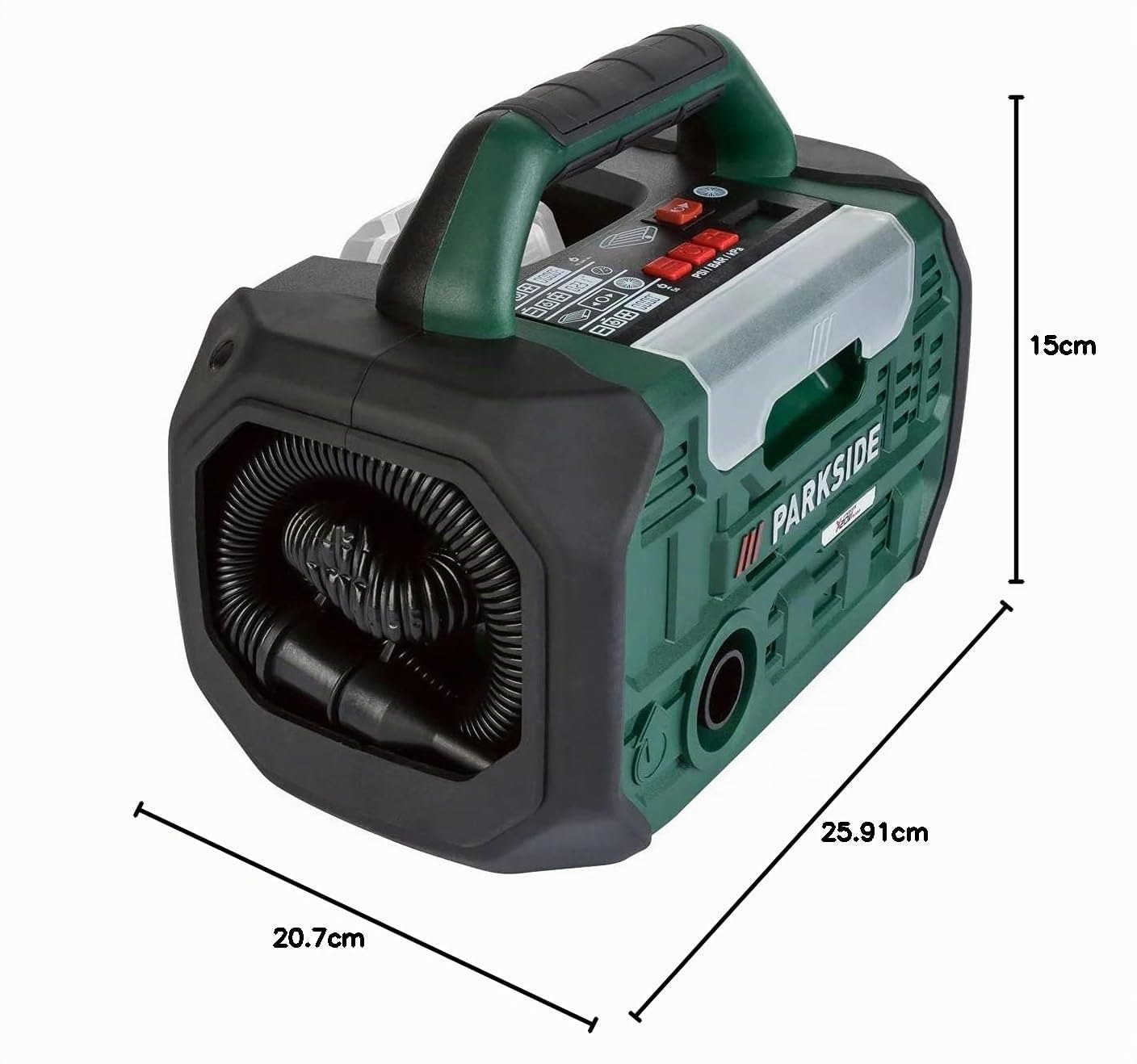 Parkside - Compressore a batteria 20 Volt PKA 20-Li (senza batteria/caricatore)