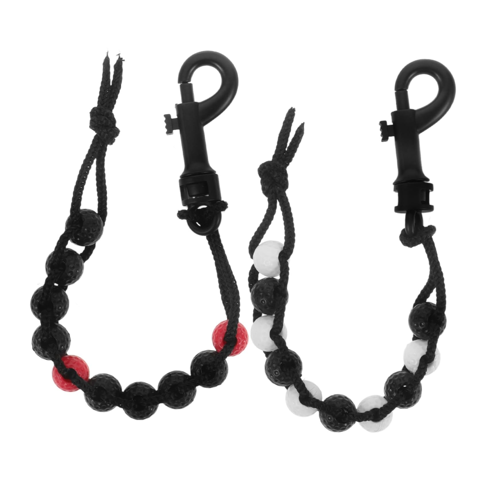 Contador De Puntuación De Pulsera De Negro Blanco Accesorio Práctico para Golfistas Contador De con Bolas para Puntuación