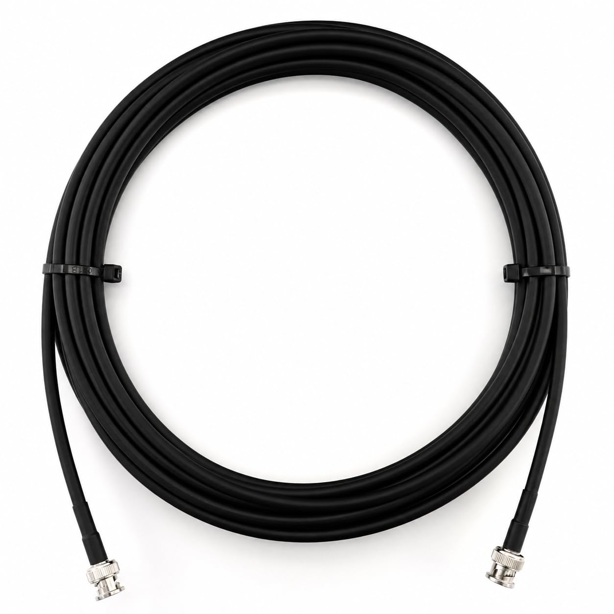 20m BNC Male do BNC Male kabel koncentryczny UHF RG8X CB — przedłużacz koncentryczny BNC do BNC 50 Ohm — do radia HAM CB, anteny, miernika SWR, krótkofalarstwa, fal krótkich, RF