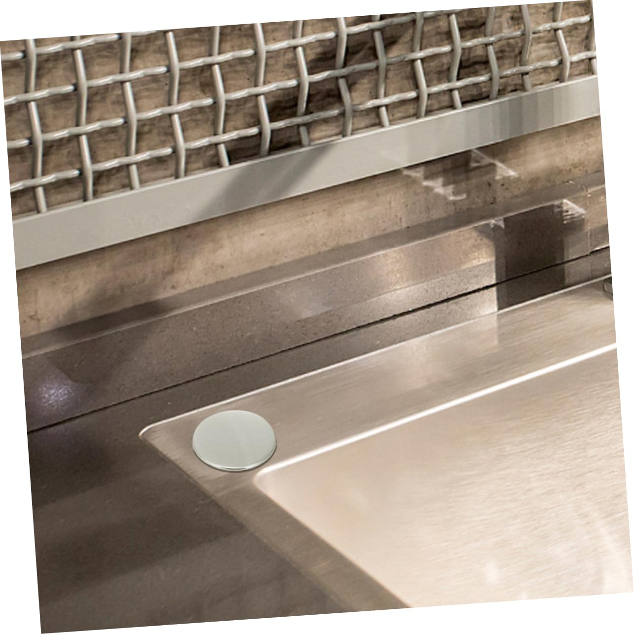 Paquete de 2 tapones decorativos de acero inoxidable para agujeros de fregadero para cocina y baño, fácil de instalar, diseño duradero, perfecto para mejoras del hogar