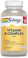 Vista 1 de SOLARAY Vitamin B Complex 100 mg, Healthy Energy Supplement, Red Blood Cell Formation, Nerve & Immune Support, Super B Complex Vitamins, Folic Acid