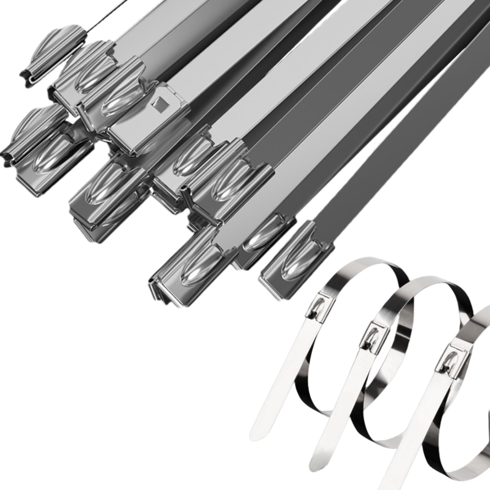 Amazon.co.jp: MagZen ステンレス結束バンド 4.6mm幅 300mm 100本